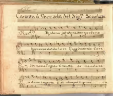 Perdono amor perdono - I-Nc, 34.5.4 (= Cantate 255)/18