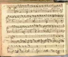 Fiamma ch'avvampa a incenerirmi il seno - I-Nc, 34.5.4 (= Cantate 255)/22