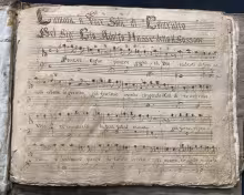Povero giglio, oh Dio!, cadesti alfine - I-SVCdazio, Ms. 1/1
