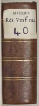 Composizioni - F-Pn, Rés Vmf. MS-40