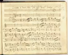 Sen va volando l’ape - I-Nc, Cantate 32bis/6