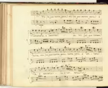 Mi fai pur tanta pena, o tortorella - I-Nc, Cantate 32bis/8
