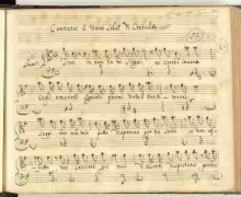 Tirsi invan tu mi segui - I-Nc, Cantate 32bis/27
