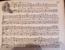 Fortezza al cimento. Qui l'aure brillano - F-Pn, H 659(V)/42