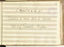 Nel chiuso centro ove ogni luce assonna - I-Nc, Cantate 43 [olim 57.2.25]/3