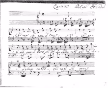Chi rapì la pace al core - D-MÜs, Sant.Hs.1898/3