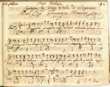 Piangete occhi dolenti - I-Nc, Cantate 41 [olim 33.3.21]/14