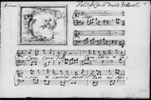 Cara Filli, io ti lasciai - GB-Lbl, Add.34057/1