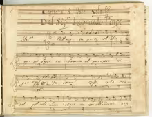 Fille tu parti oh Dio - I-Nc, Cantate 19/2