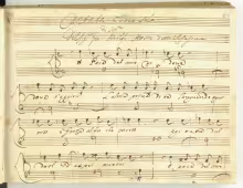 Oh pace del mio cor dove t'aggiri - I-Nc, Cantate 19/5