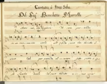 Aure voi che leggiere - I-Nc, Cantate 19/11