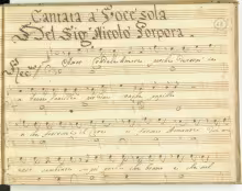 Amor crudele amore perché destarmi - I-Nc, Cantate 19/12