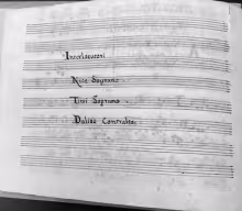 Amor senza Amore - D-MÜs, Sant. Hs. 761