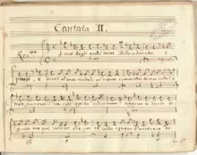 Luce degli occhi miei Filli adorata - I-Nc, Cantate 219 (olim 34.6.23)/2