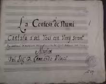 Qual ira intempestiva - I-Nc, Cantate 305 (=21.2.12)