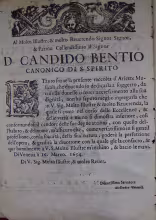Lettera dedicatoria