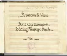 Composizioni / Porsile, Giuseppe - I-Nc, 34.4.15 [olim Cantate 236]