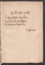 Ascanio. Quel figlio che perdei - D-Bsb, Mus.ms. 30212/18