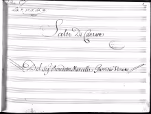 Cantate / Marcello, Benedetto Giacomo - B-Bc, 15166