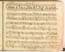 Fiero acerbo destin - I-Nc, 34.5.4 (= Cantate 255)/4